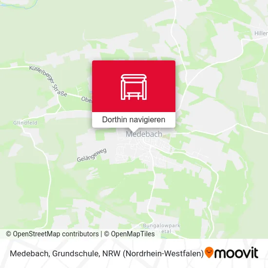 Medebach, Grundschule Karte
