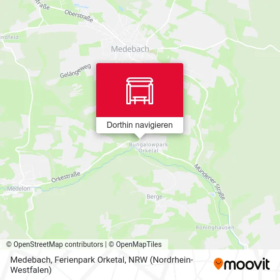 Medebach, Ferienpark Orketal Karte