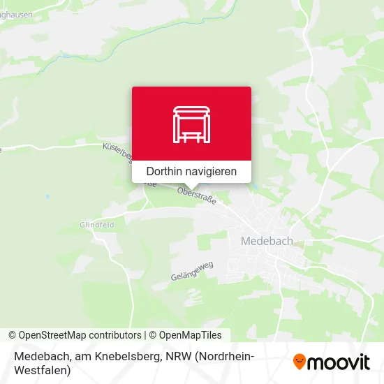 Medebach, am Knebelsberg Karte