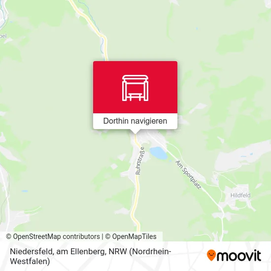 Niedersfeld, am Ellenberg Karte