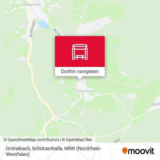 Grönebach, Schützenhalle Karte