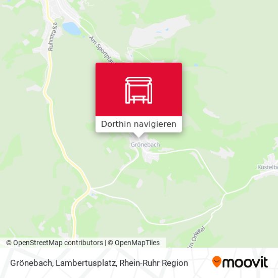 Grönebach, Lambertusplatz Karte