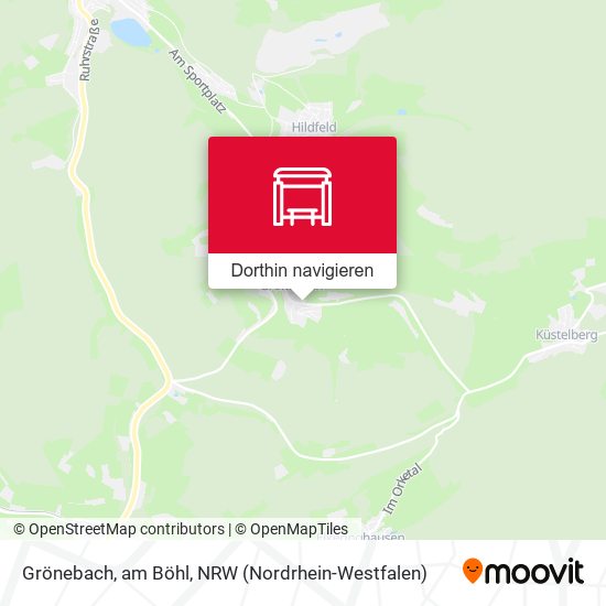 Grönebach, am Böhl Karte