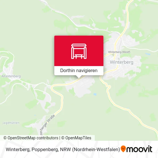 Winterberg, Poppenberg Karte