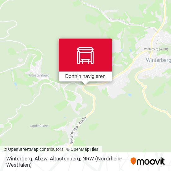 Winterberg, Abzw. Altastenberg Karte