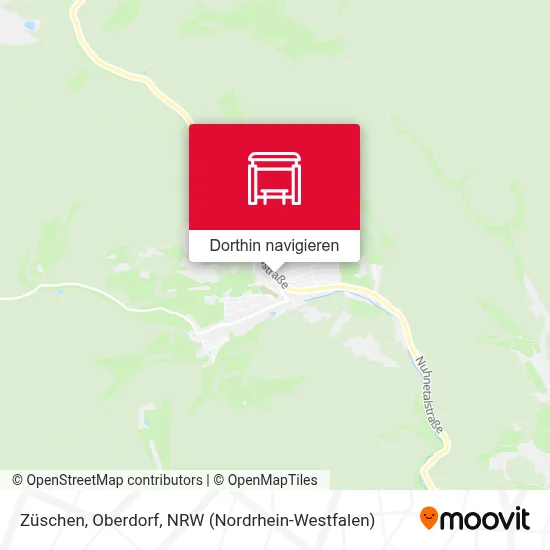 Züschen, Oberdorf Karte