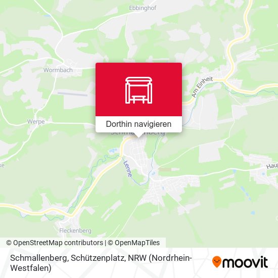 Schmallenberg, Schützenplatz Karte