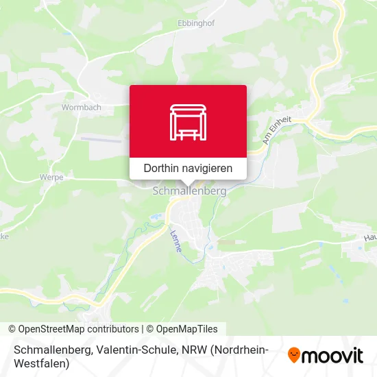 Schmallenberg, Valentin-Schule Karte