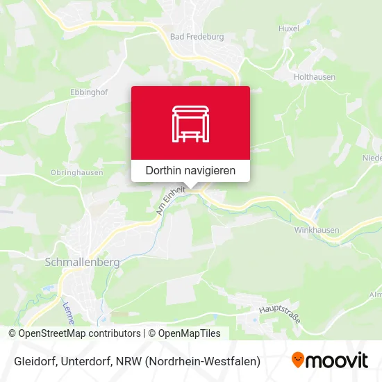 Gleidorf, Unterdorf Karte