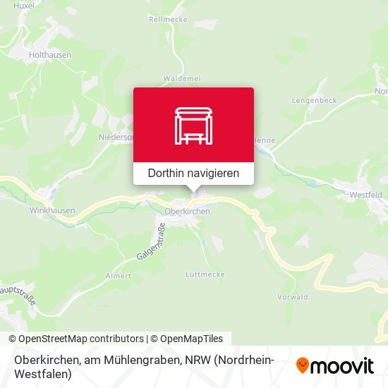 Oberkirchen, am Mühlengraben Karte