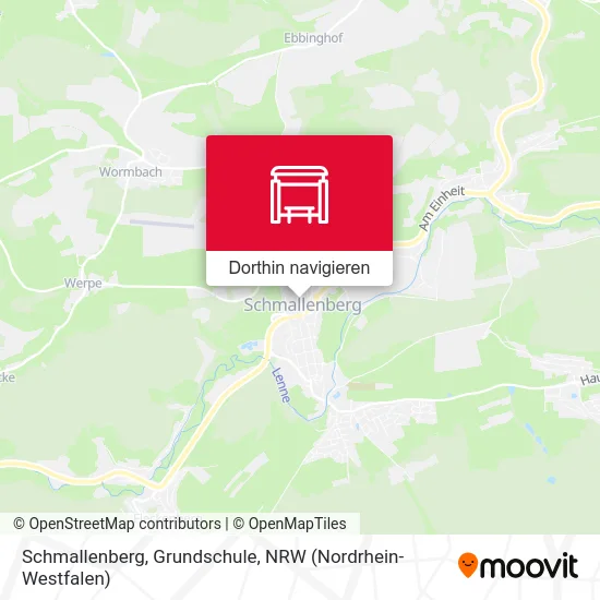 Schmallenberg, Grundschule Karte