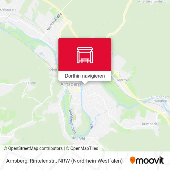 Arnsberg, Rintelenstr. Karte