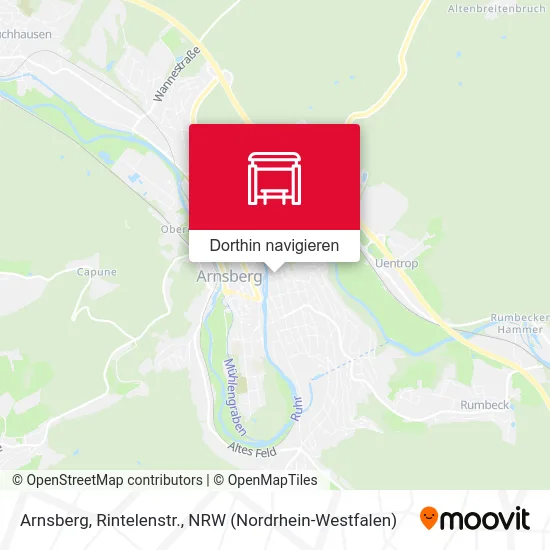 Arnsberg, Rintelenstr. Karte