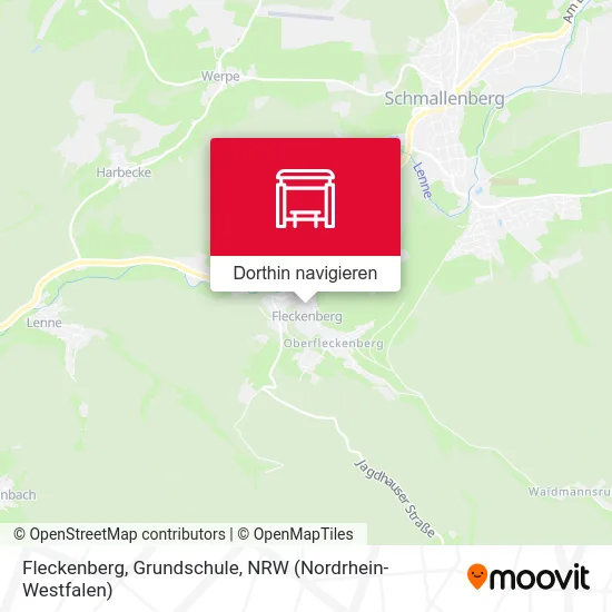 Fleckenberg, Grundschule Karte