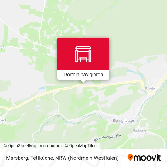 Marsberg, Fettküche Karte