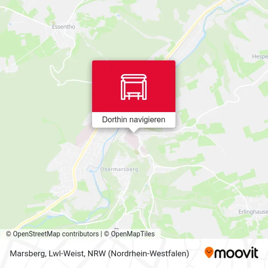 Marsberg, Lwl-Weist Karte