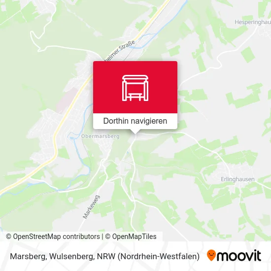 Marsberg, Wulsenberg Karte