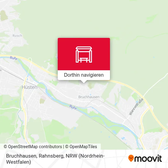 Bruchhausen, Rahnsberg Karte
