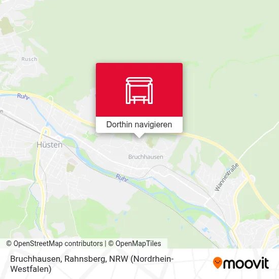 Bruchhausen, Rahnsberg Karte