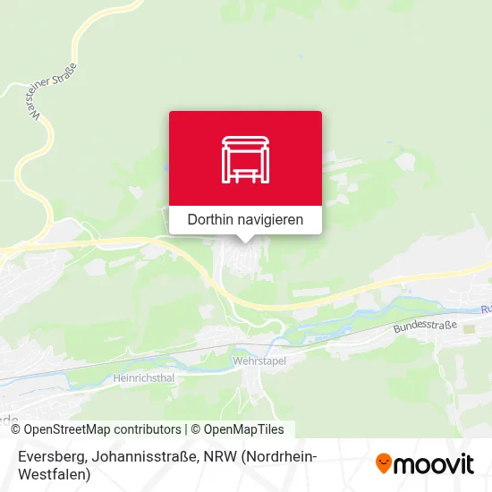 Eversberg, Johannisstraße Karte