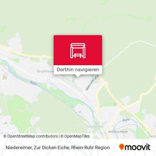 Niedereimer, Zur Dicken Eiche Karte