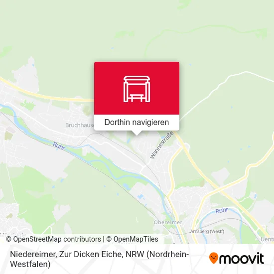 Niedereimer, Zur Dicken Eiche Karte