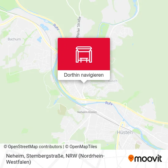 Neheim, Stembergstraße Karte