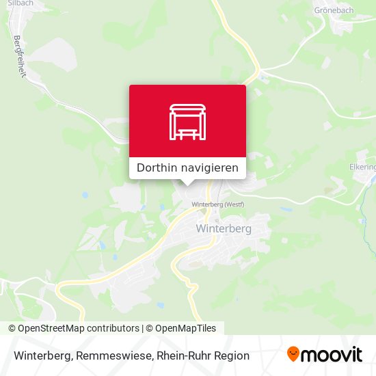 Winterberg, Remmeswiese Karte