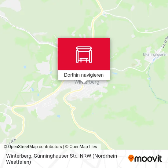 Winterberg, Günninghauser Str. Karte