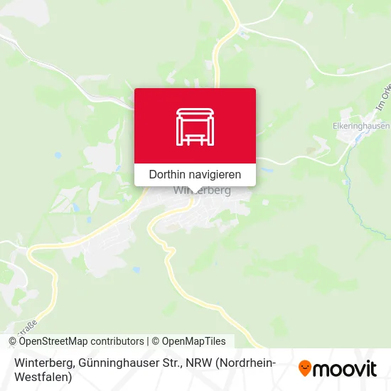 Winterberg, Günninghauser Str. Karte