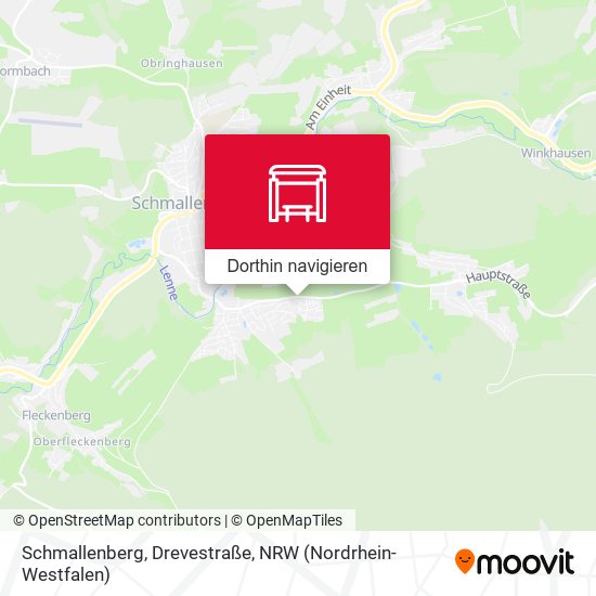 Schmallenberg, Drevestraße Karte