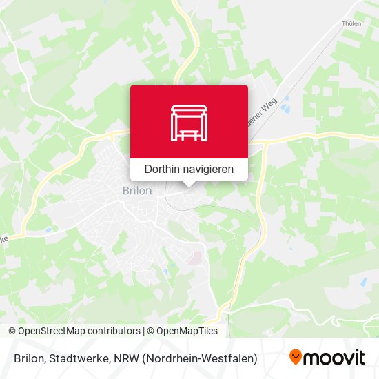 Brilon, Stadtwerke Karte