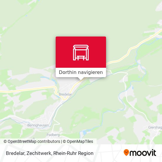 Bredelar, Zechitwerk Karte