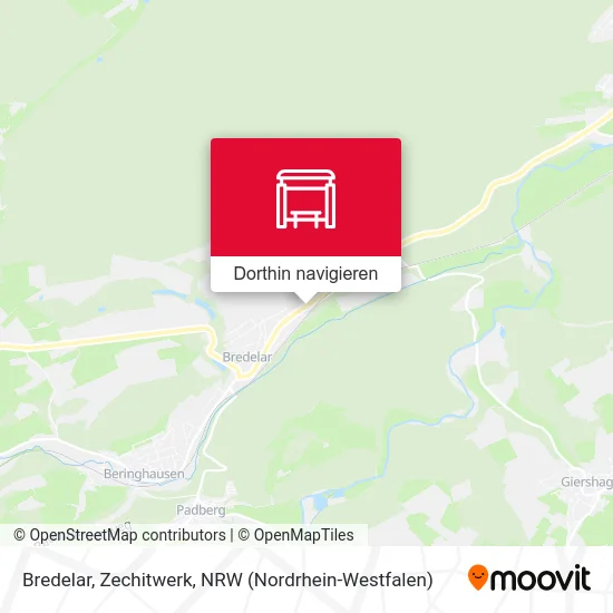 Bredelar, Zechitwerk Karte