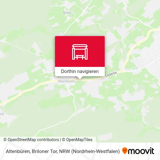 Altenbüren, Briloner Tor Karte