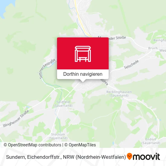 Sundern, Eichendorffstr. Karte