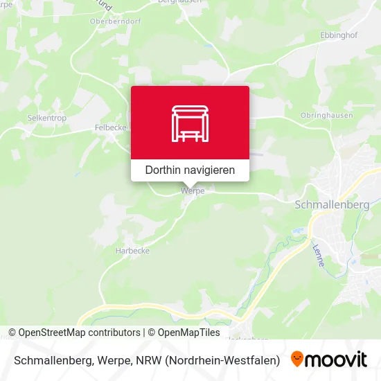 Schmallenberg, Werpe Karte