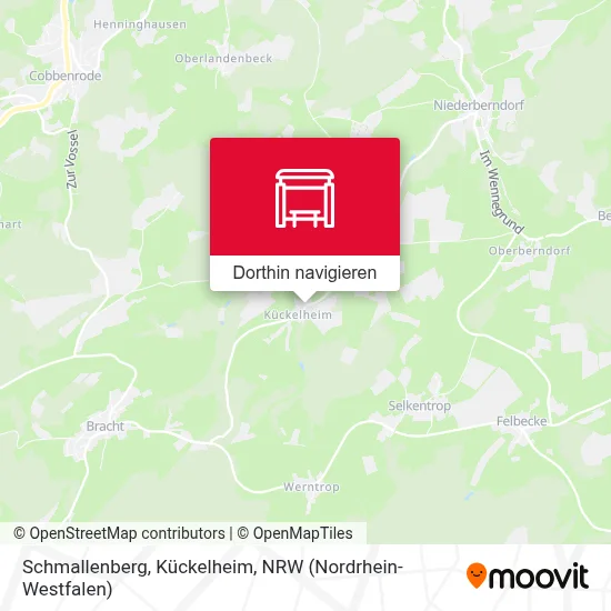 Schmallenberg, Kückelheim Karte