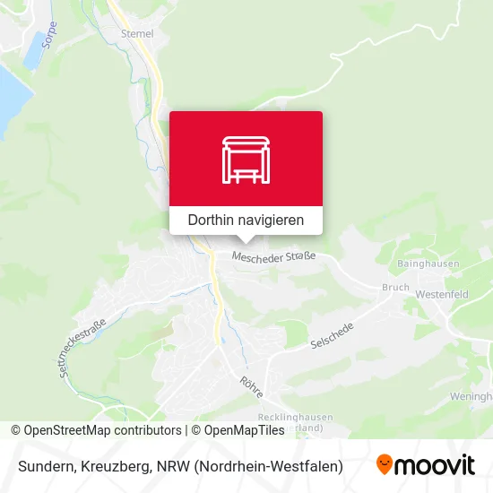 Sundern, Kreuzberg Karte