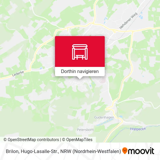 Brilon, Hugo-Lasalle-Str. Karte