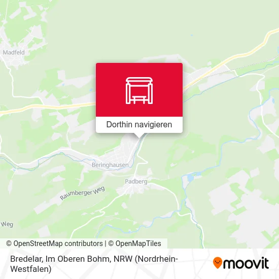 Bredelar, Im Oberen Bohm Karte