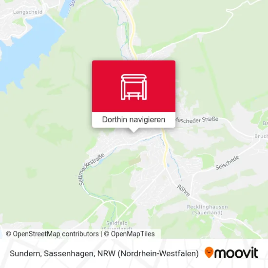 Sundern, Sassenhagen Karte