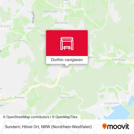 Sundern, Hövel Ort Karte