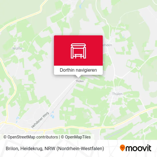 Brilon, Heidekrug Karte