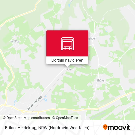 Brilon, Heidekrug Karte