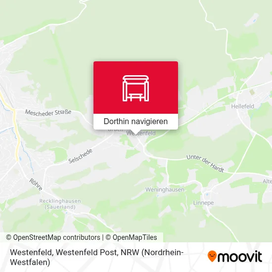 Westenfeld, Westenfeld Post Karte