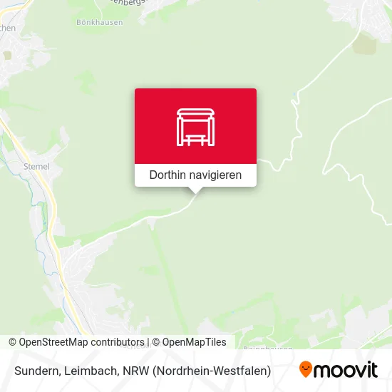 Sundern, Leimbach Karte