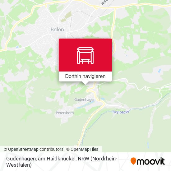 Gudenhagen, am Haidknückel Karte