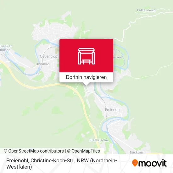 Freienohl, Christine-Koch-Str. Karte
