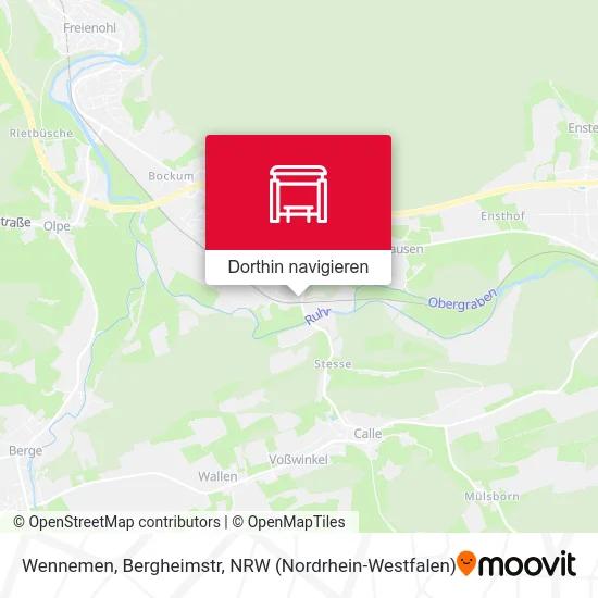 Wennemen, Bergheimstr Karte